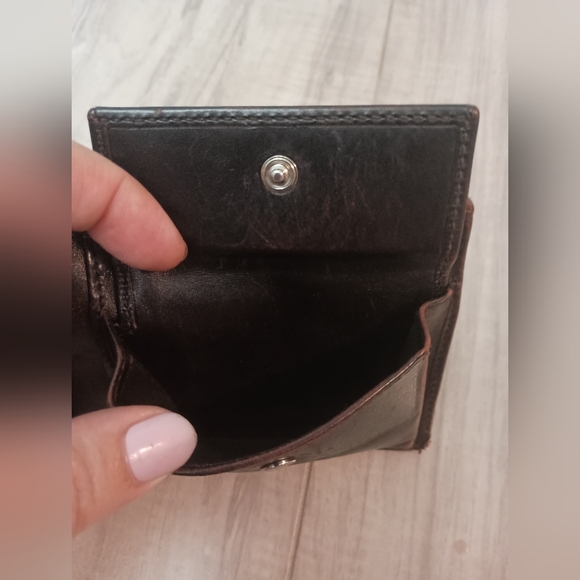 Authentic Gucci Wallet Color Brown Men's Bi-fold Geniune Leather - Picture 10 of 13